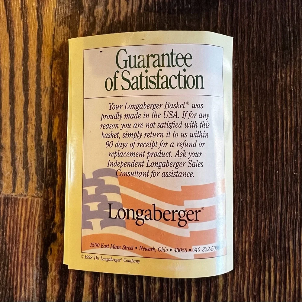 Longaberger small basket